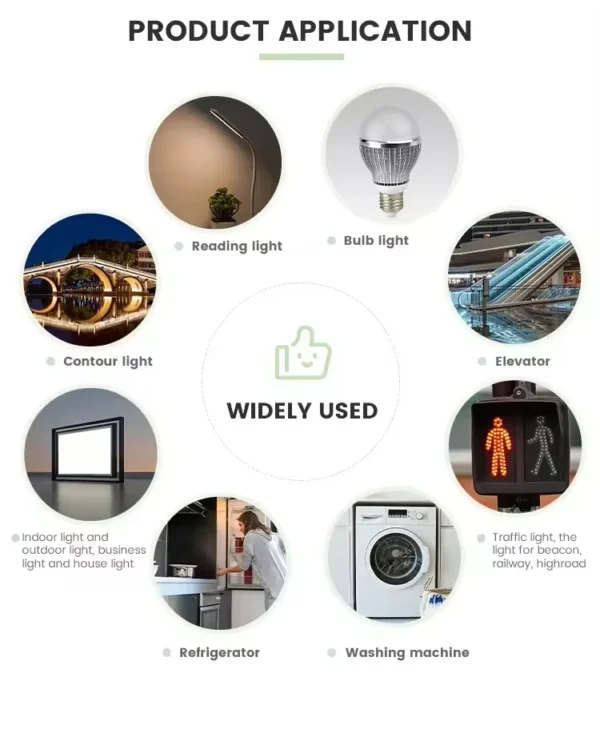 2835 High bright SMD LED chips for different LED lights and applications