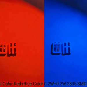 Dual Color Red+Blue 2835 SMD LED