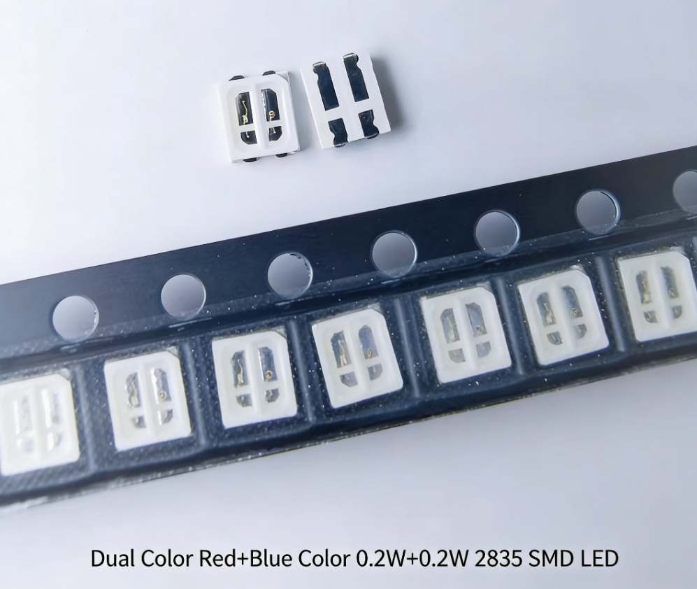 Dual Color Red+Blue 2835 SMD LED