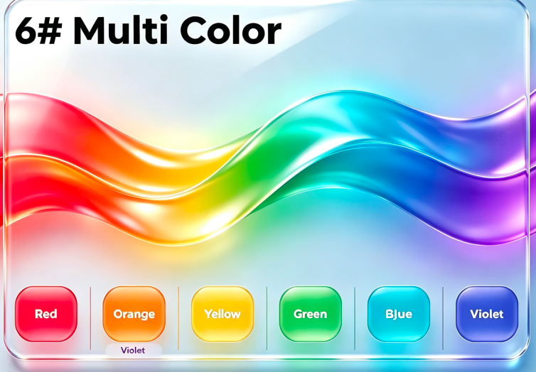 Dual color Tri color Quad color Penta color Hexa color Hepta color Octa color Nona color Deca color